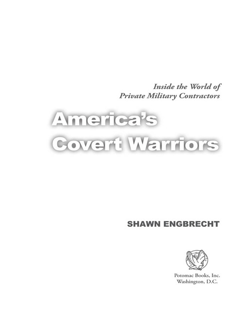 Title details for America's Covert Warriors by Shawn Engbrecht - Available